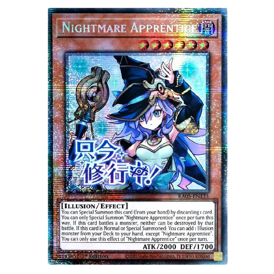 Nightmare Apprentice (Stamp) - RA05-EN135 - Starlight Rare - 1st Edition