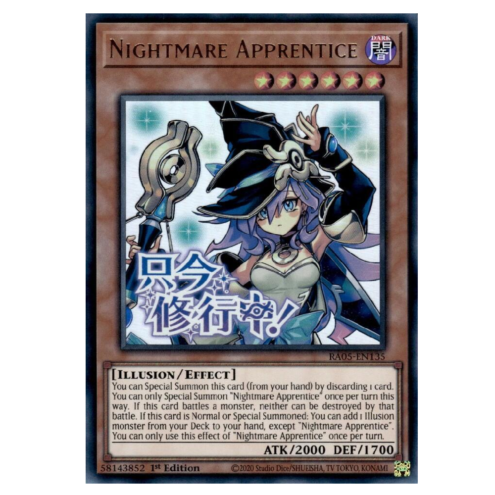 Nightmare Apprentice (Stamp) - RA05-EN135 - Ultra Rare - 1st Edition