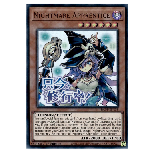 Nightmare Apprentice (Stamp) - RA05-EN135 - Ultra Rare - 1st Edition