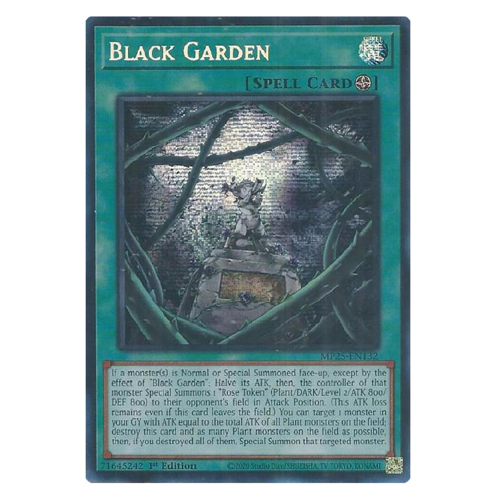 Black garden - MP25-EN132 - Prismatic Secret Rare - 1st Edition