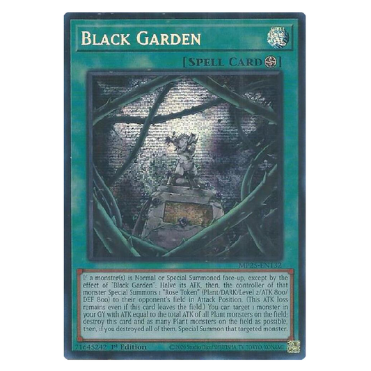 Black garden - MP25-EN132 - Prismatic Secret Rare - 1st Edition