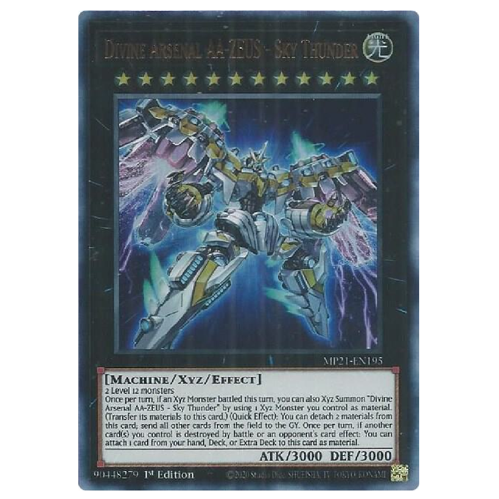 Divine Arsenal AA-Zeus - Sky Thunder - MP21-EN195 - Ultra Rare - 1st Edition