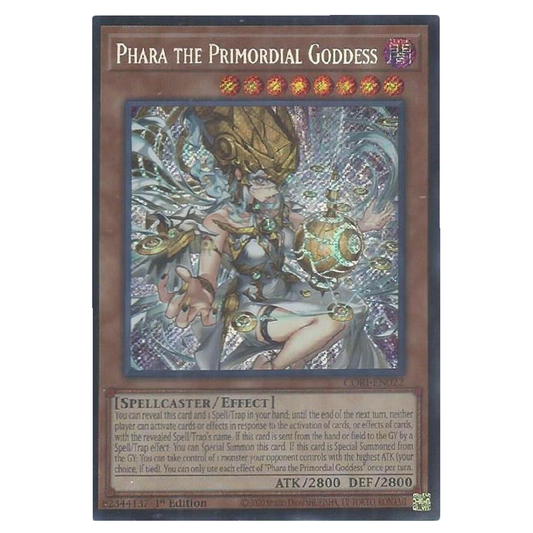 Phara the Primordial Goddess - CORI-EN022 - Secret Rare - 1st Edition