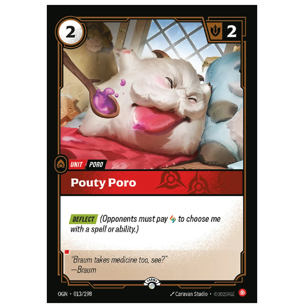 Pouty Poro - OGN 013/298 - Promo -  1st Edition