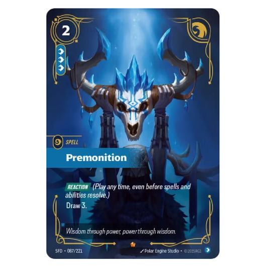 Premonition - SFD 087/221 - Epic - 1st Edition
