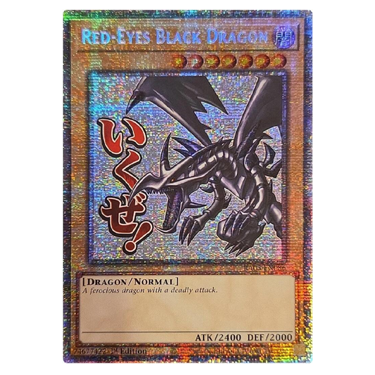 Red-Eyes Black Dragon (Stamp) - RA05-EN086 - Starlight Rare - 1st Edition