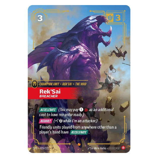 Rek'Sai Breacher - SFD 029/221 - Epic - 1st Edition