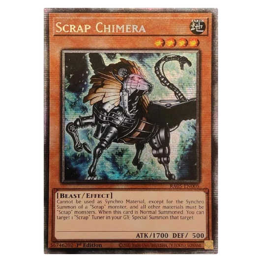 Scrap Chimera - RA05-EN005 - Starlight Rare - 1st Edition