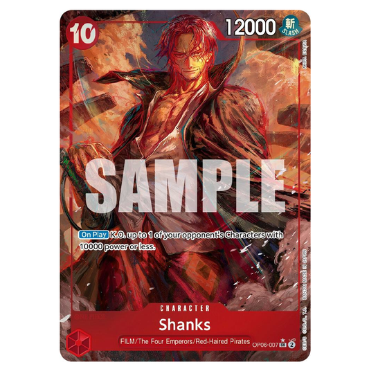 Shanks (Alt Art) - OP06-007 - SR - 1st Edition