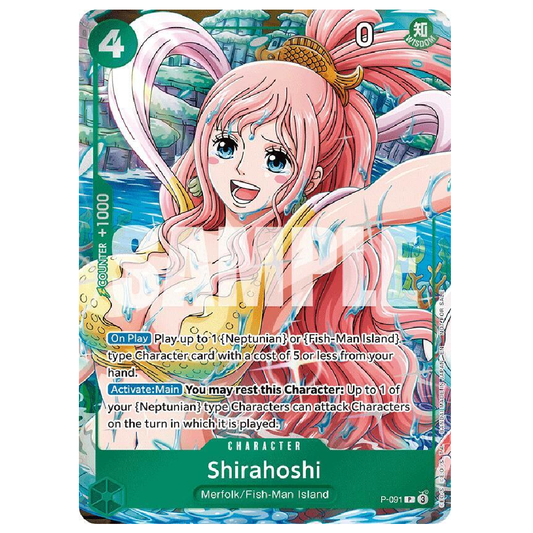 Shirahoshi (Event Pack Vol.7) - P-091 - Promo - 1st Edition