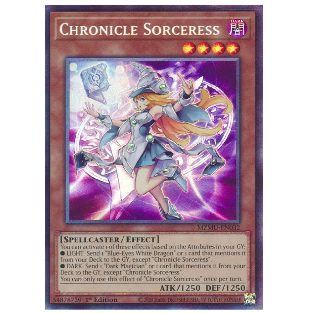 Chronicle Sorceress - MZMU-EN032 - Collector's Rare - 1st Edition