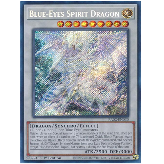 Blue-Eyes Spirit Dragon - RA02-EN030 - Secret Rare - 1st Edition
