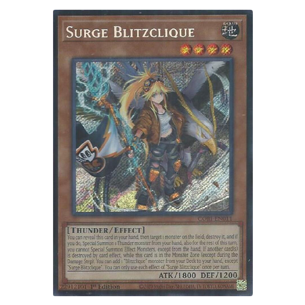 Surge Blitzclique - CORI-EN011 - Secret Rare - 1st Edition