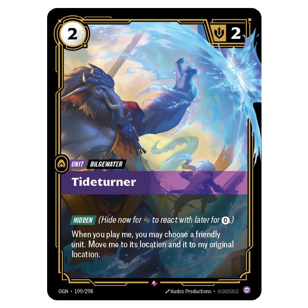 Tideturner - OGN 199/198 - Rare - 1st Edition