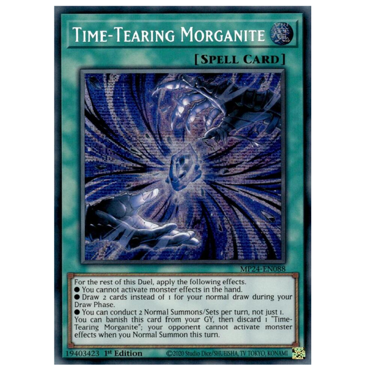 Time-Tearing Morganite - MP24-EN088 - Prismatic Secret Rare - 1st Edition