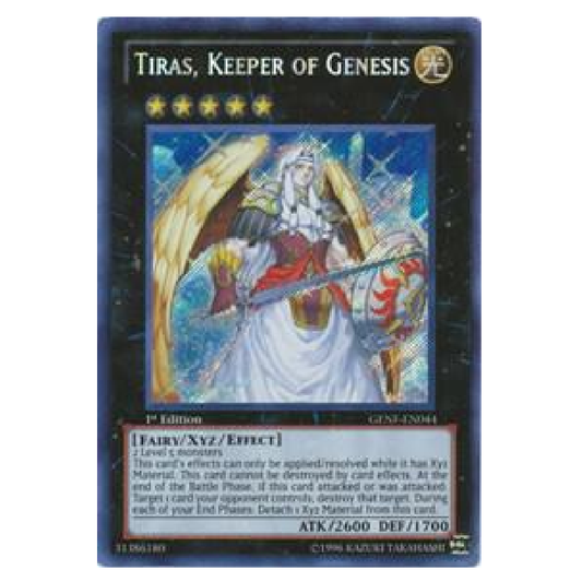 Tiras, Keeper of Genesis - GENF-EN044 - Secret Rare - 1st Edition
