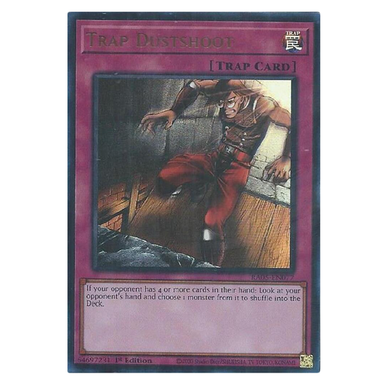 Trap Dustshoot - RA05-EN077 - Ultra Rare - 1st Edition