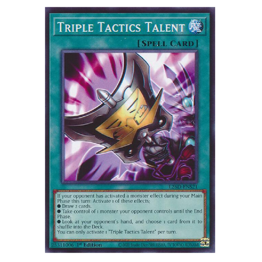 Triple Tactics Talent - L26D-ENS21 - Common - 1st Edition