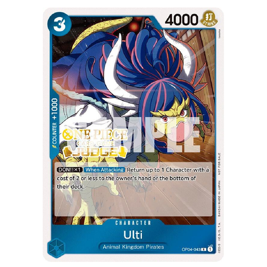 Ulti (Judge Pack Vol.3) - OP04-043 - R - 1st Edition