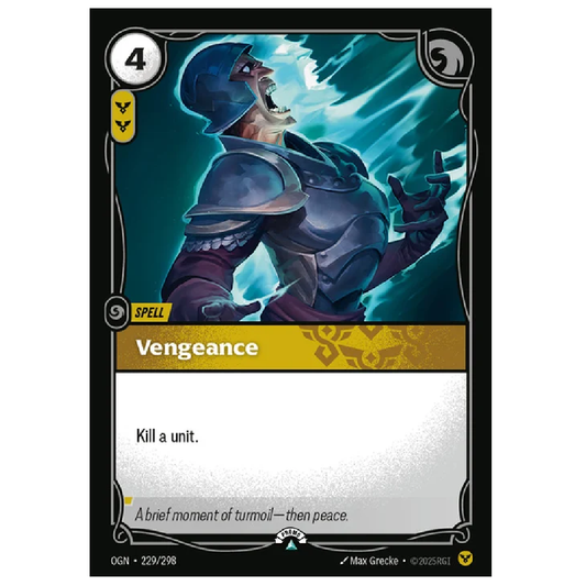 Vengeance - OGN 229/298 - Promo -  1st Edition