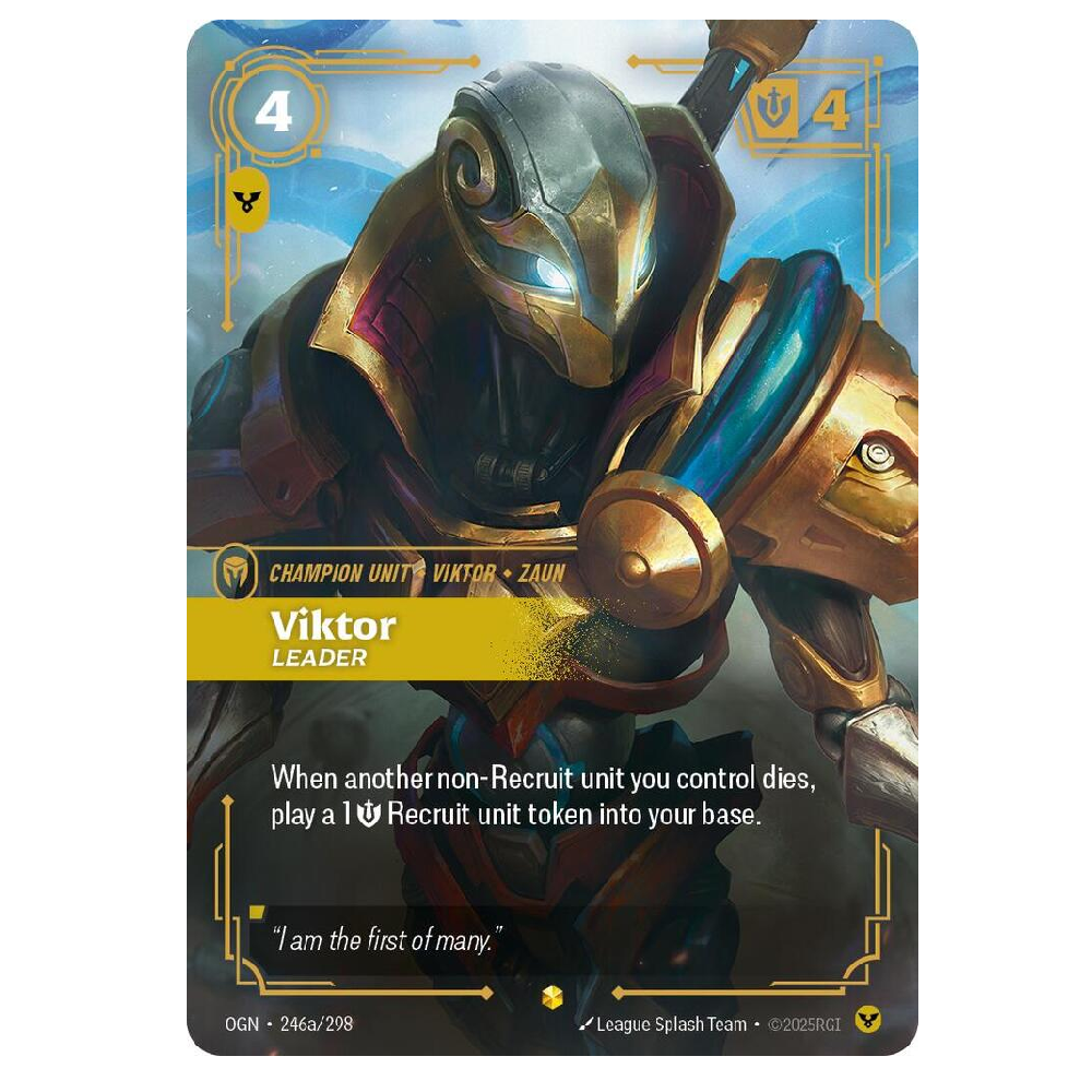 Viktor Leader (Alt Art) - OGN 246a/298 - Showcase - 1st Edition