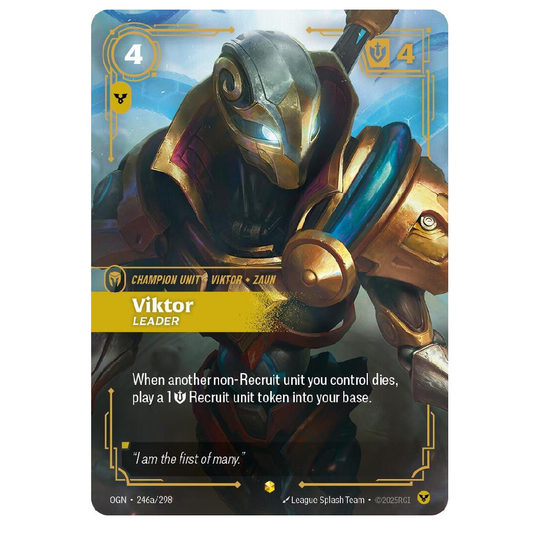 Viktor Leader (Alt Art) - OGN 246a/298 - Showcase - 1st Edition