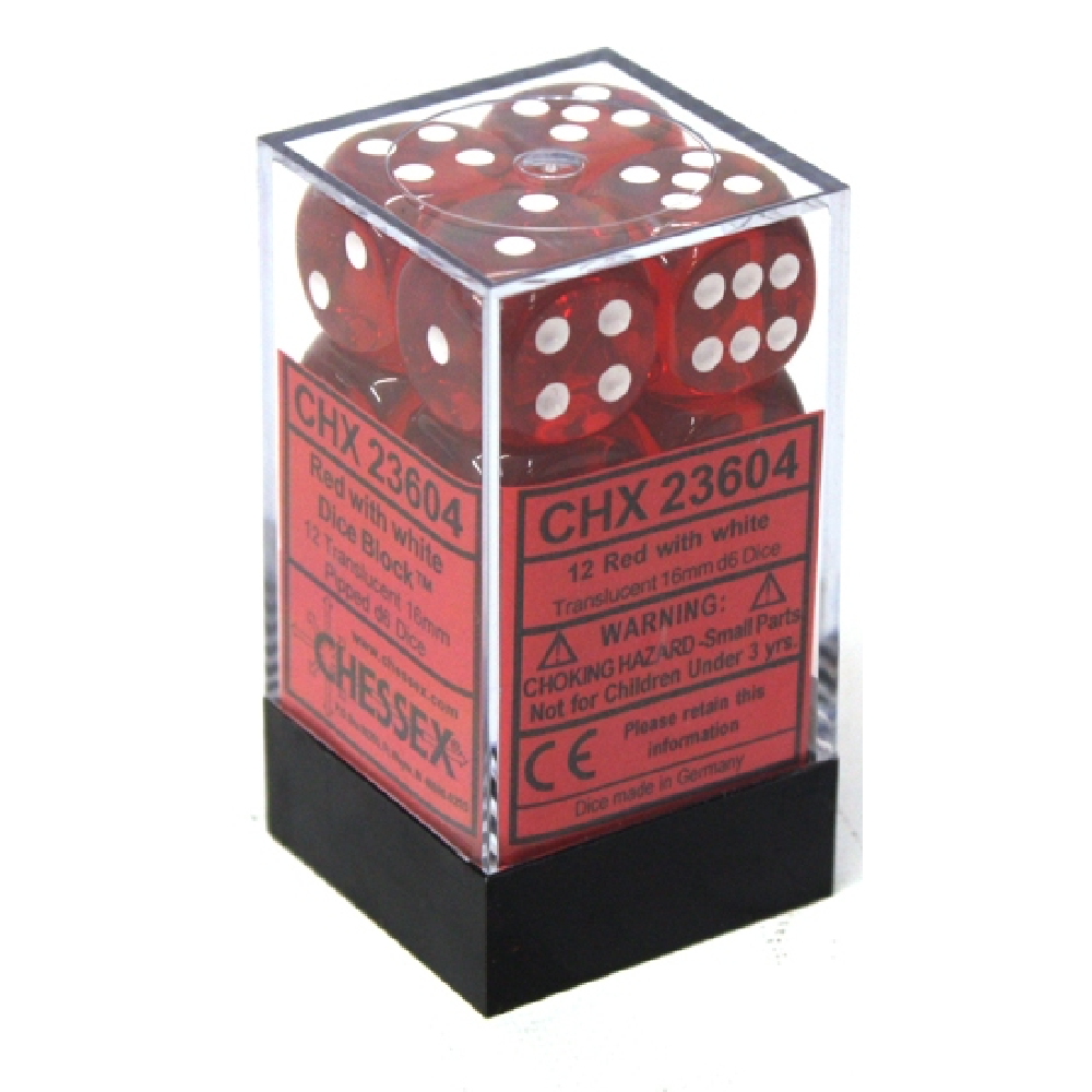 Chessex - 12D6 - Various Colours