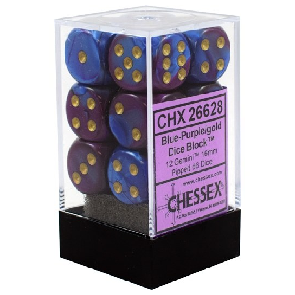 Chessex - 12D6 - Various Colours