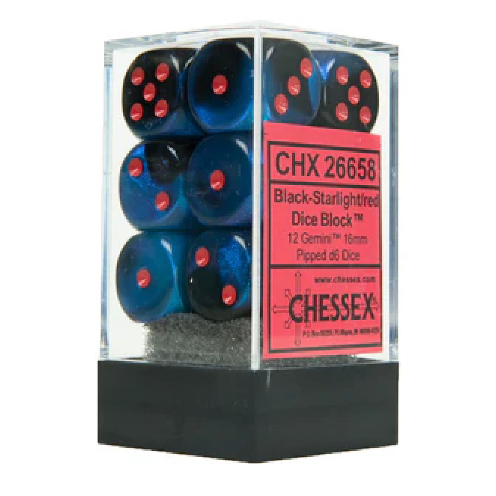 Chessex - 12D6 - Various Colours