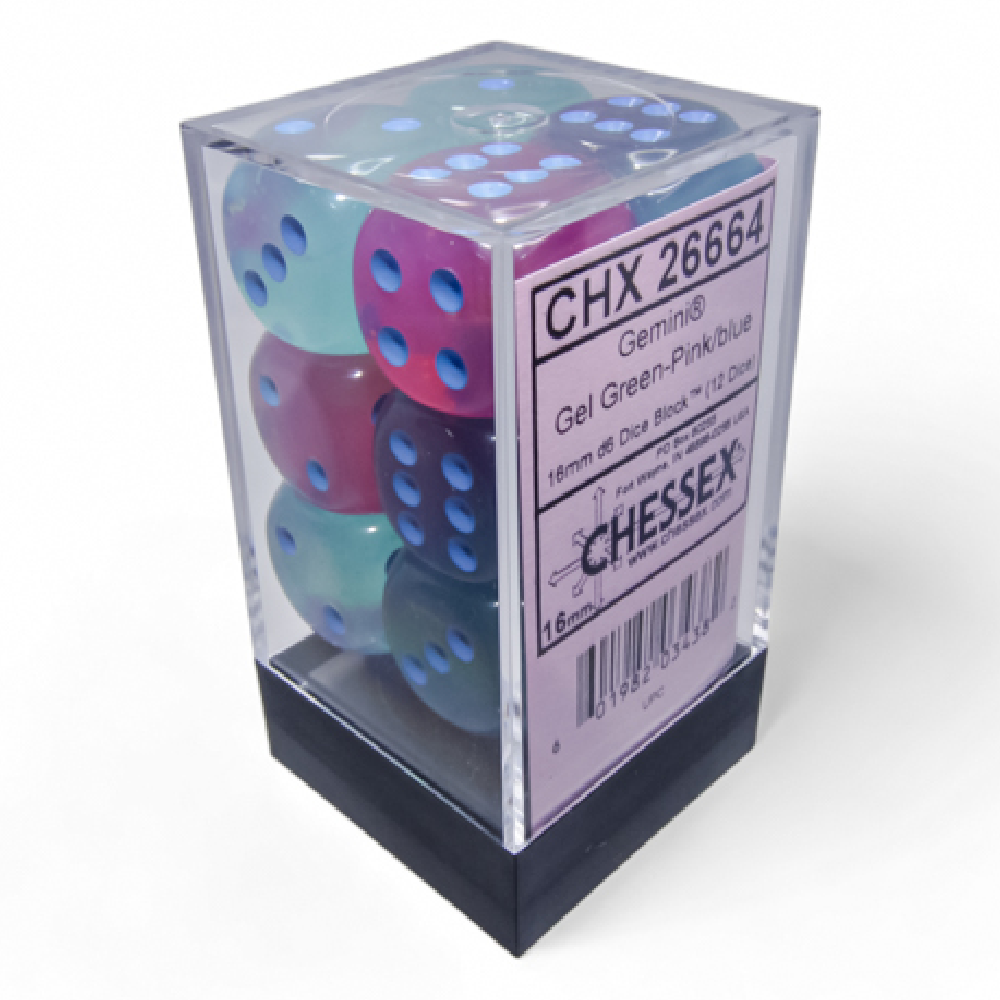 Chessex - 12D6 - Various Colours