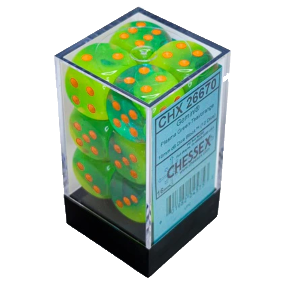 Chessex - 12D6 - Various Colours