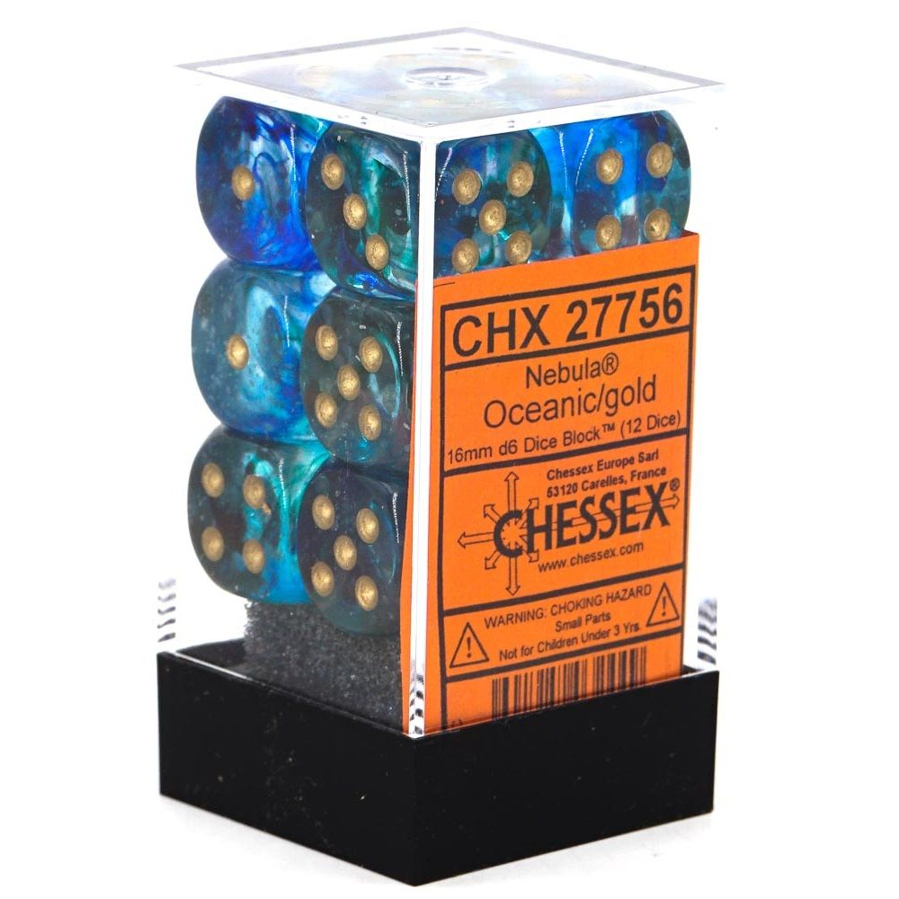 Chessex - 12D6 - Various Colours