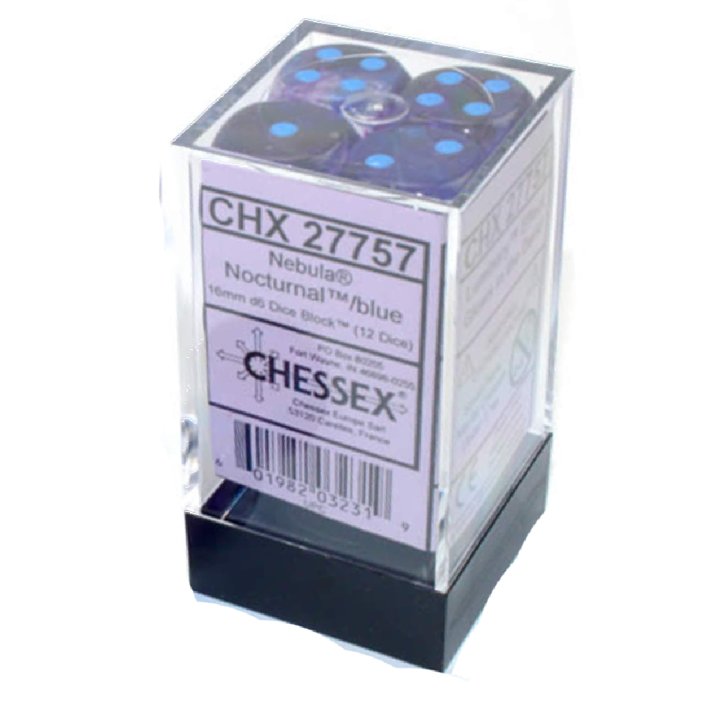 Chessex - 12D6 - Various Colours