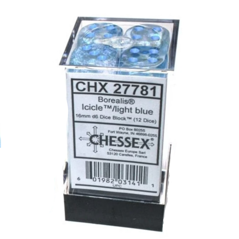 Chessex - 12D6 - Various Colours