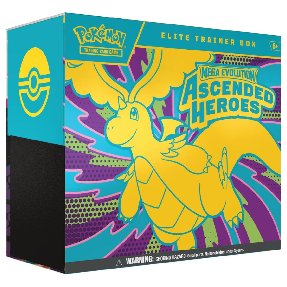 Pokemon TCG: Mega-Evolution - Elite Trainer Box - Ascended Heroes – Mad ...