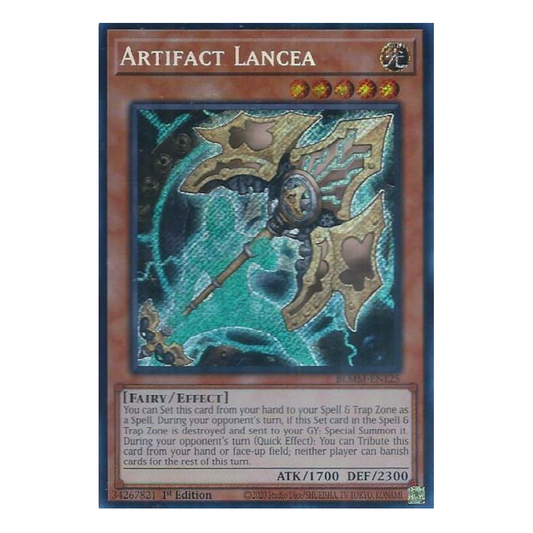 Artifact Lancea - BLMM-EN125 - Secret Rare - 1st Edition