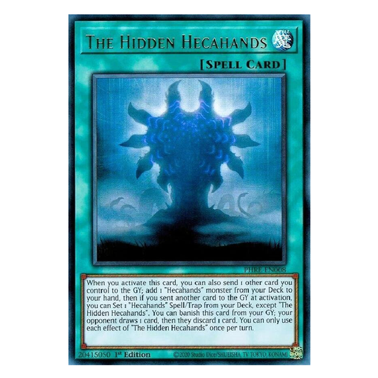 The Hidden Hecahands - PHRE-EN008 - Ultra Rare - 1st Edition