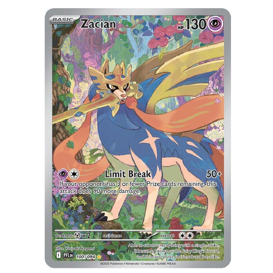 Zacian  - PFL 100/094 - Illustration Rare - 1st