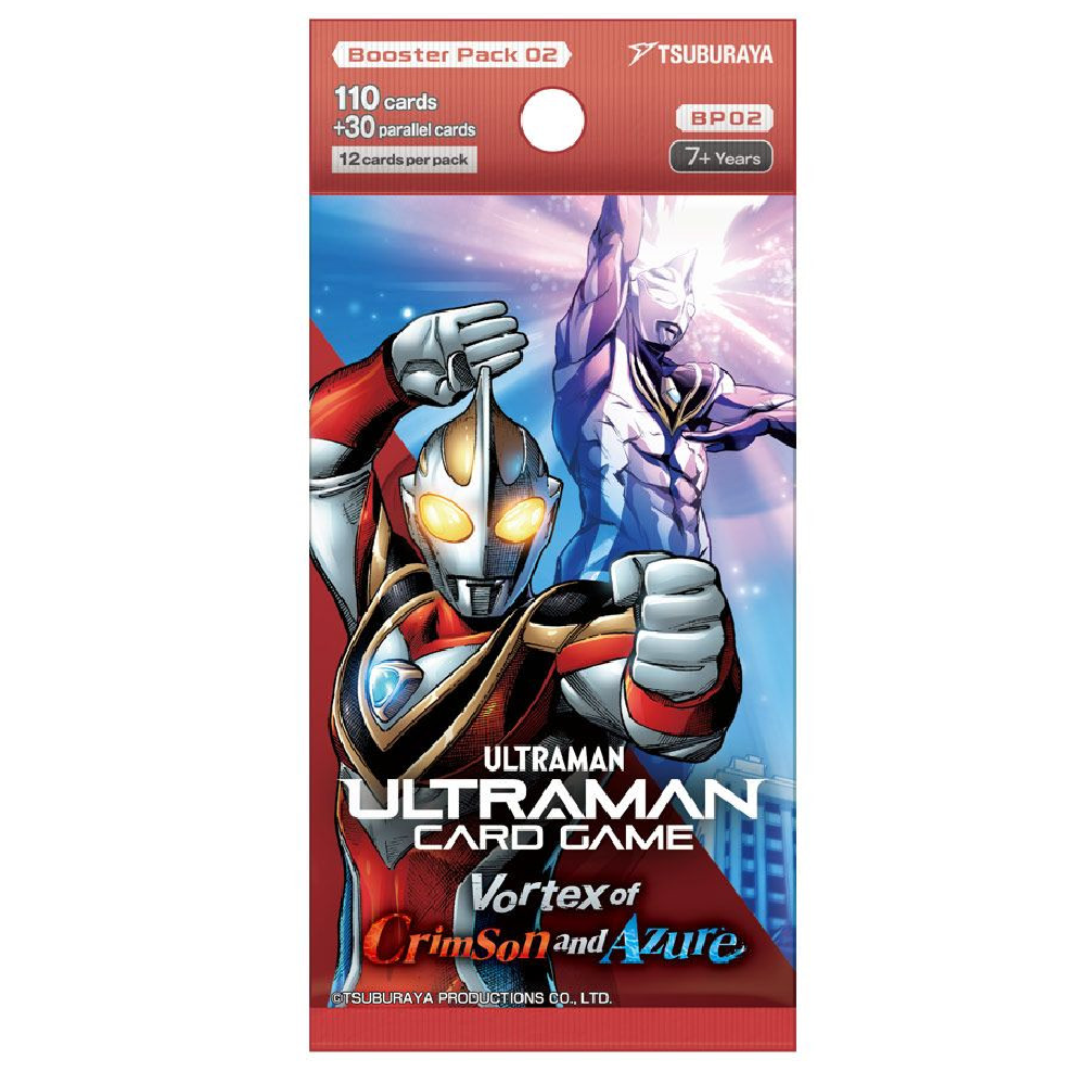 Ultraman Card Game - Booster Pack - BP02: Vortex of Crimson and Azure