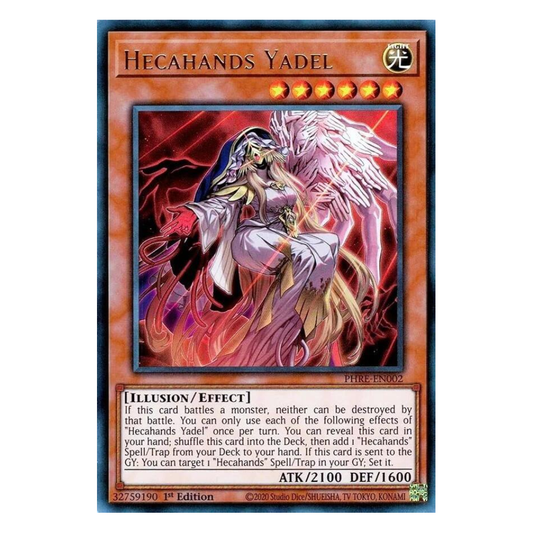 Hecahands Yadel - PHRE-EN002 - Ultra Rare - 1st Edition