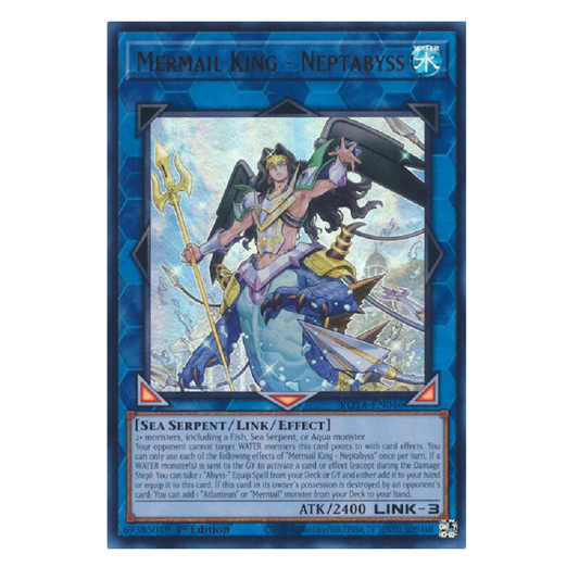Mermail King - Neptabyss - ROTA-EN046 - Ultra Rare - 1st Edition