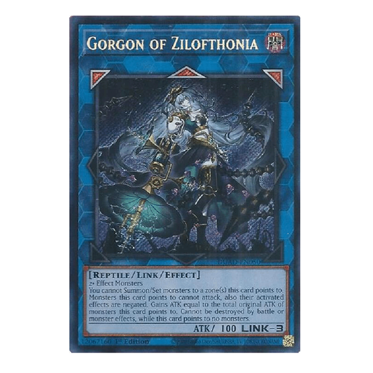 Gorgon of Zilofthonia - DUAD-EN050 - Secret Rare - 1st Edition