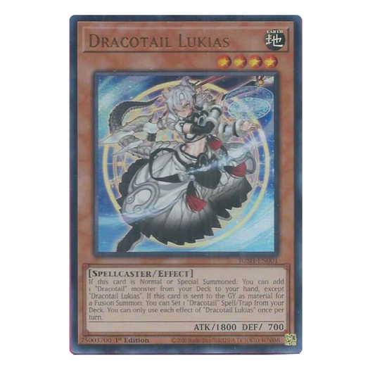 Dracotail Lukias - JUSH-EN001 - Ultra Rare - 1st Edition