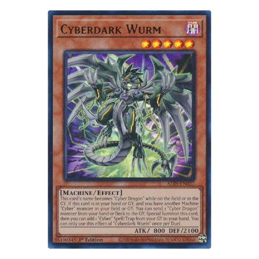 Cyberdark Wurm - ALIN-EN027 - Ultra Rare - 1st Edition