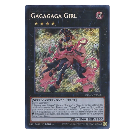 Gagagaga Girl - DUAD-EN043 - Secret Rare - 1st Edition