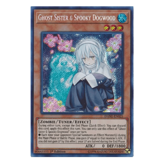 Ghost Sister & Spooky Dogwood - DANE-EN025 - Secret Rare - 1st Edition