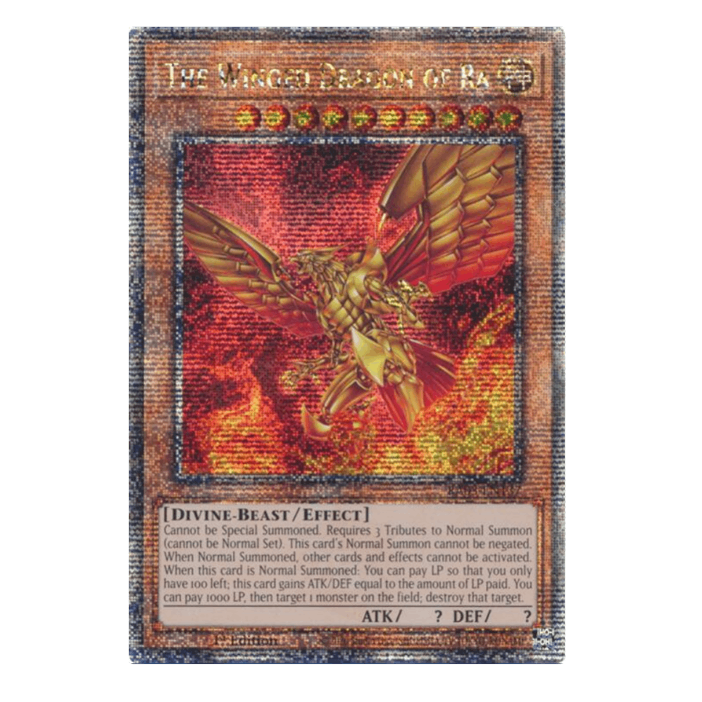 The Winged Dragon of Ra (Alt Art)- RA03-EN137 - Quarter Century Secret Rare - 1st Edition