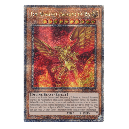 The Winged Dragon of Ra (Alt Art)- RA03-EN137 - Quarter Century Secret Rare - 1st Edition