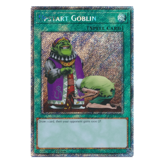 Upstart Goblin  - RA03-EN096 - Platinum Secret Rare - 1st Edition