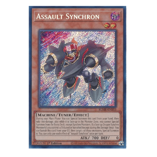 Assault Synchron - BLMR-EN003 - Secret Rare - 1st Edition